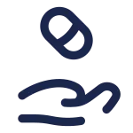 Hand Pills SVG Icon